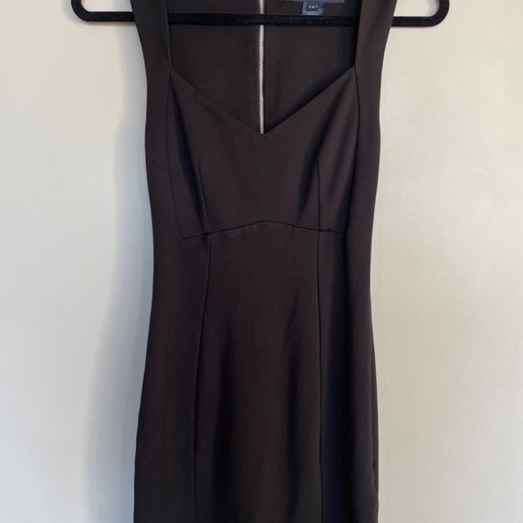 FRENCH CONNECTION Black Mini Dress size 4 - Picture 2 of 7